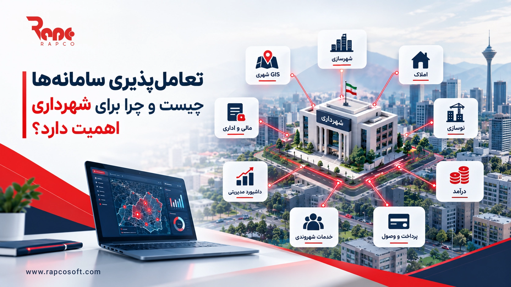 تعامل‌پذیری سامانه‌ها چیست؟ اهمیت آن برای شهرداری